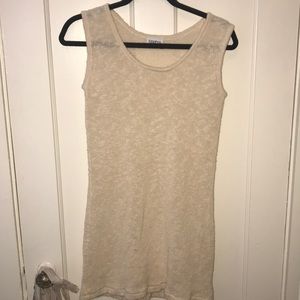 Tank top sweater dress